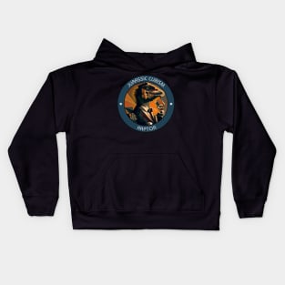 Jurassic Cubism - Raptor Kids Hoodie